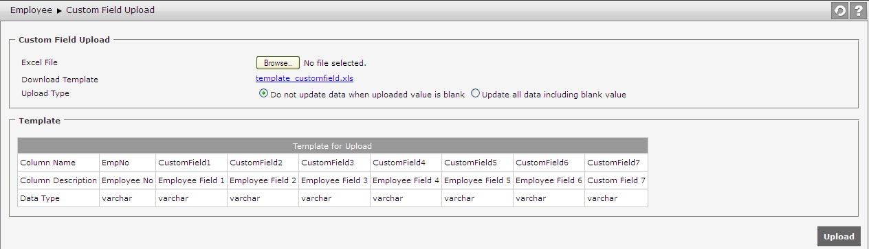 Custom Field Upload – GreatDay Knowledge Base